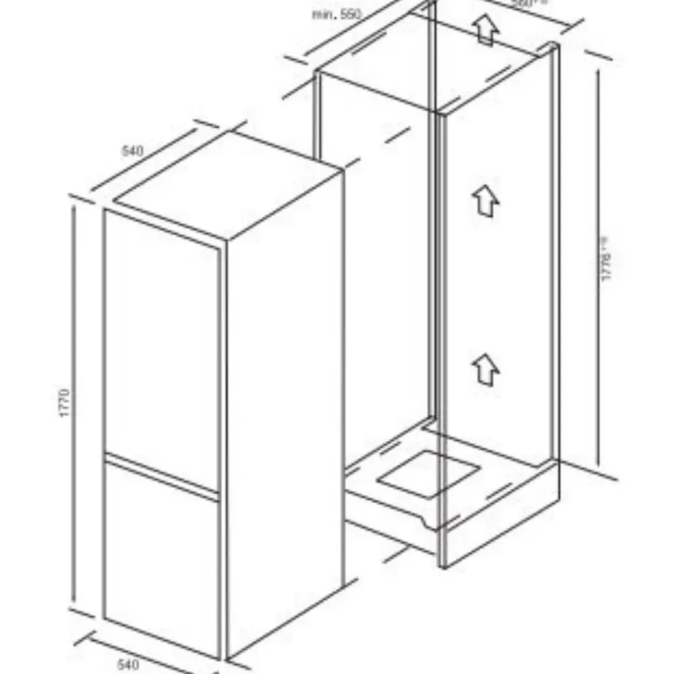Frigorifero modello R12069w02 Silverline a prezzi convenienti