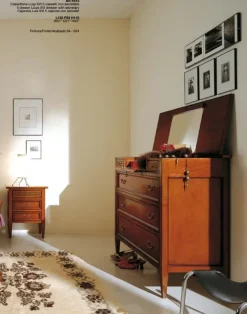 Gruppo notte Comò f813 Falegnameria italiana in Legno a prezzo scontato