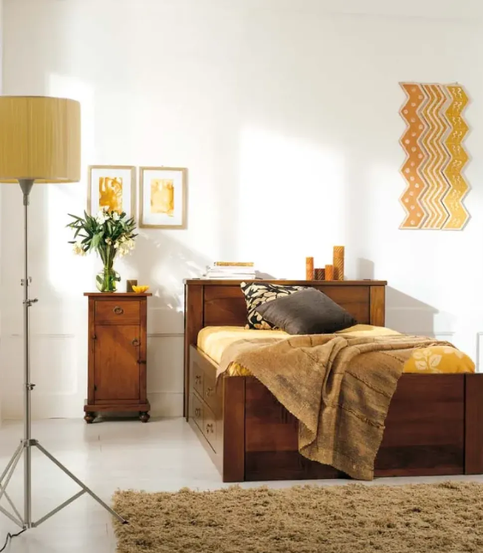 Gruppo notte Falegnameria italiana modello Comodino contadino f818 ad un prezzo mai così piccolo