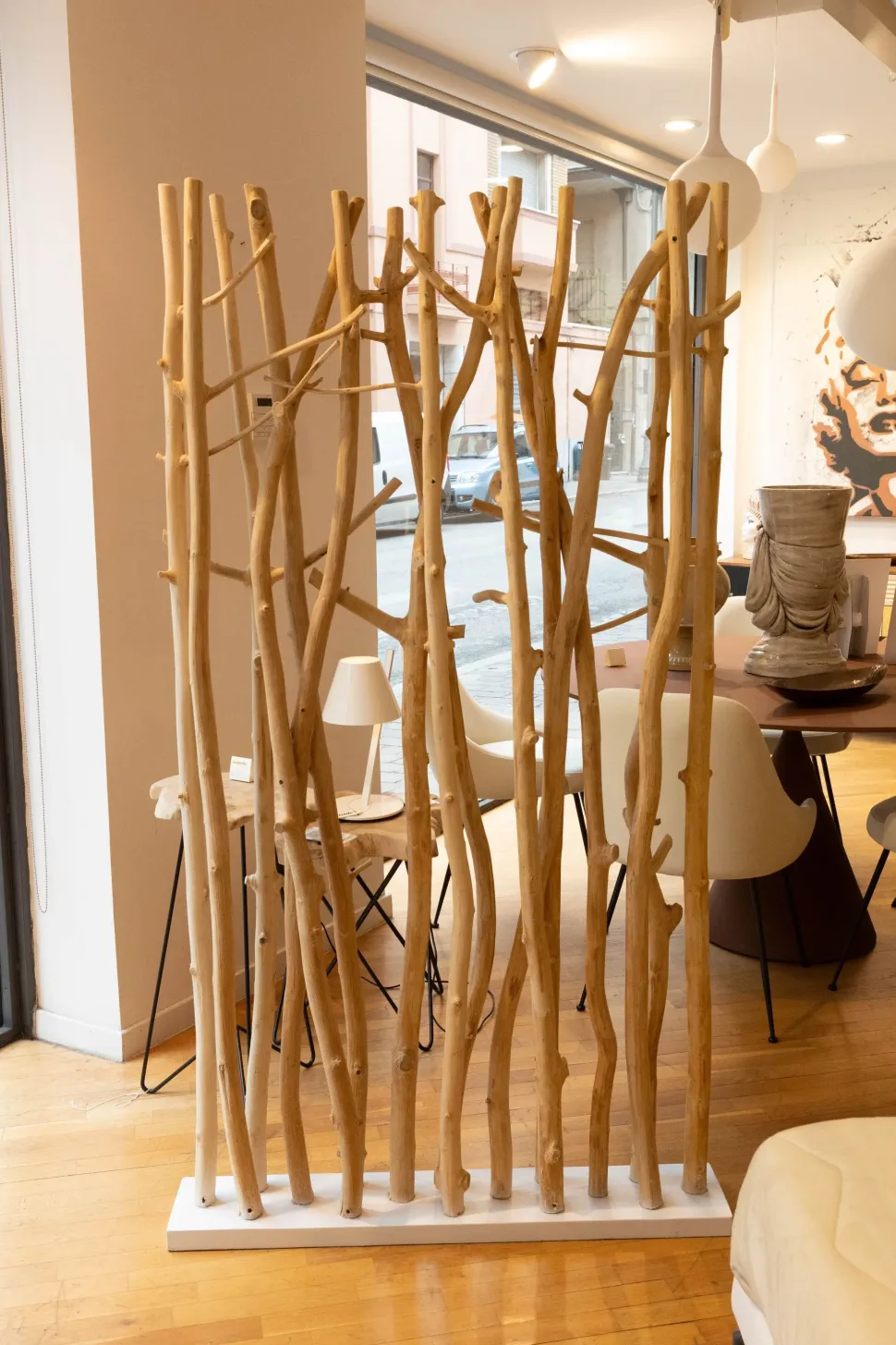 Ingresso design modello Paravento in legno naturale di Artigianale a PREZZI OUTLET