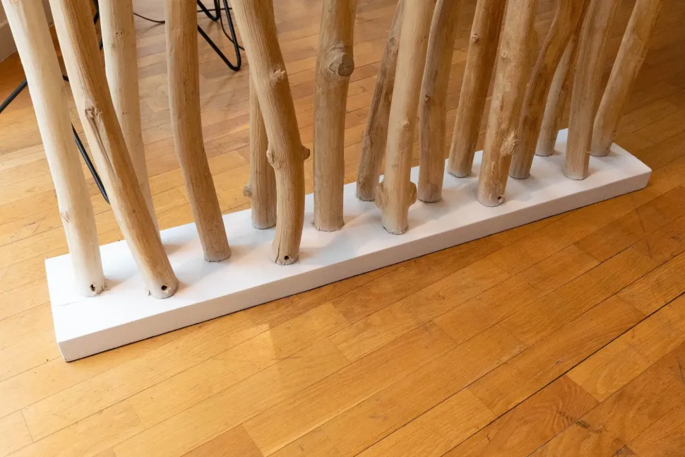 Ingresso design modello Paravento in legno naturale di Artigianale a PREZZI OUTLET