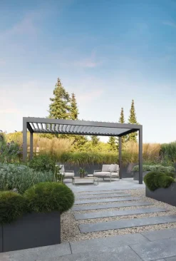 Innovativa pergotenda Movie perola bioclimatica  Gibus a prezzo Outlet