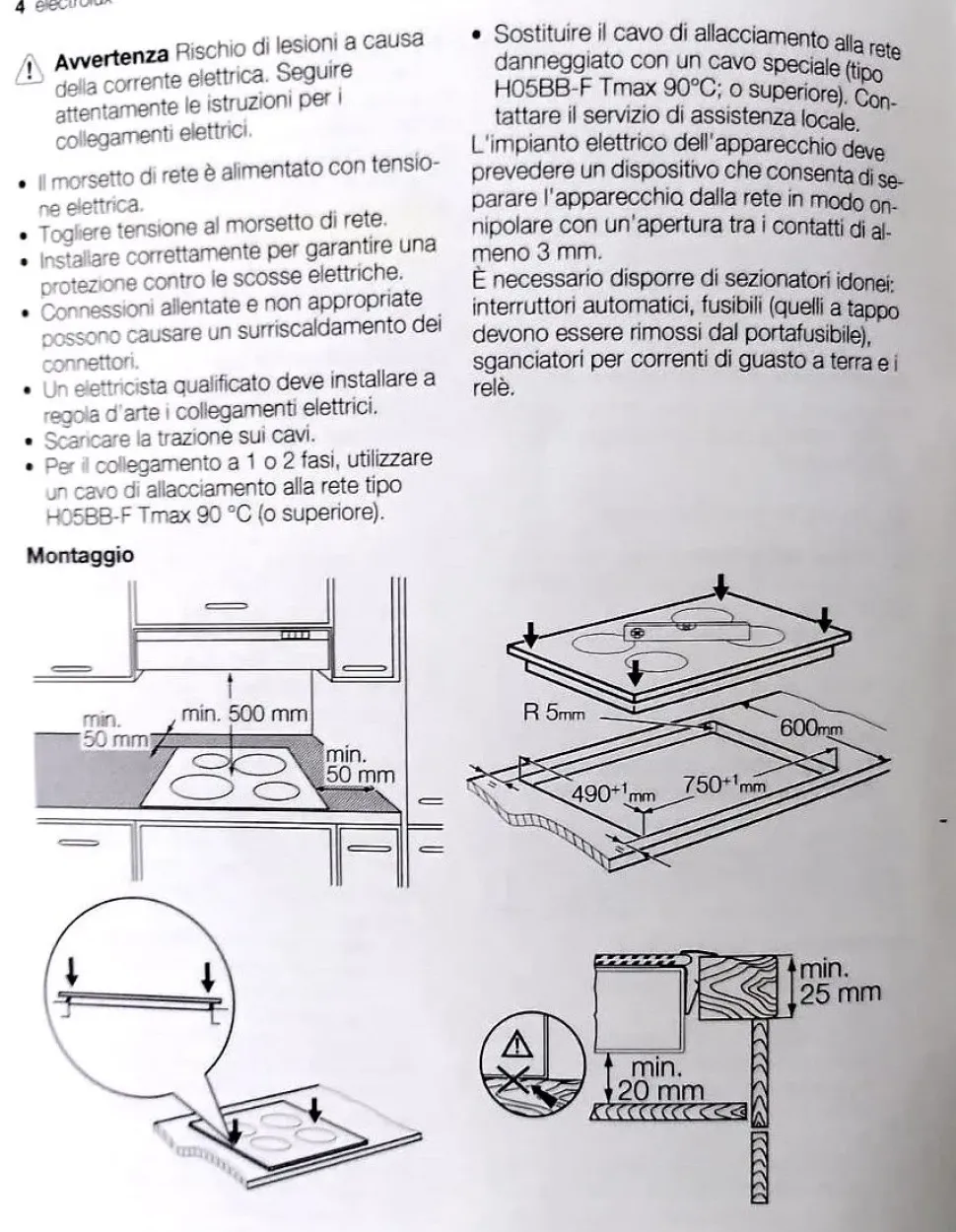 Innovativo piano cottura Vetroceramica di Electrolux a prezzi outlet