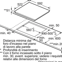 Innovativo piano cottura Pue612ff1j di Bosch a prezzi convenienti
