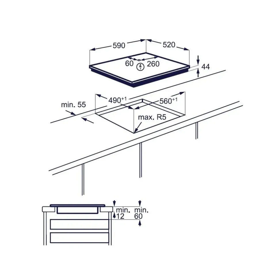 Innovativo piano cottura Kis62449 di Electrolux a prezzi convenienti