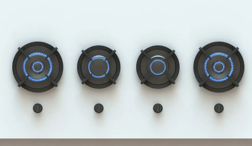 Innovativo piano cottura Set bruciatori modello danau di Pitt cooking in offerta