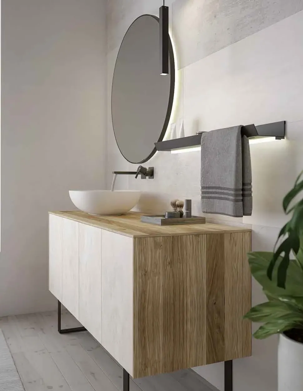 L.07 Legnobagno: mobile da bagno A PREZZI OUTLET