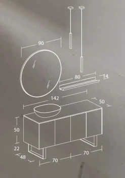 L.07 Legnobagno: mobile da bagno A PREZZI OUTLET