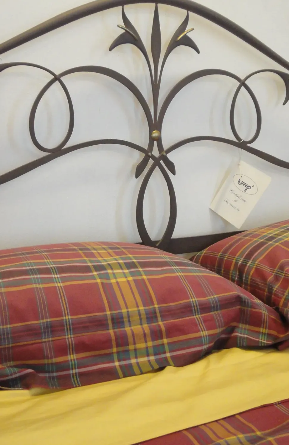 Lamp International Letto Letto in ferro Matrimoniale Moderno Ferro Battuto