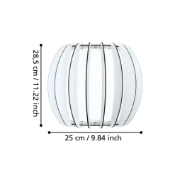 Lampada 95609 lampada da parete Eglo in OFFERTA OUTLET