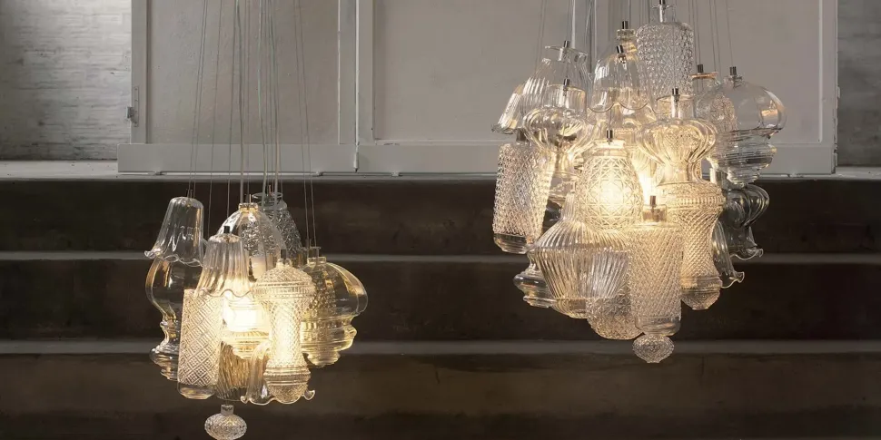 Lampada a sospensione Ceraunavolta sospensione 12 elementi Karman a prezzo Outlet