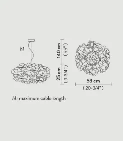 Lampada a sospensione Clizia suspension mama non mama  Slamp in Offerta Outlet