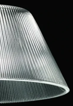 Lampada a sospensione in vetro Romeo moon suspension 1 Flos a prezzo Outlet