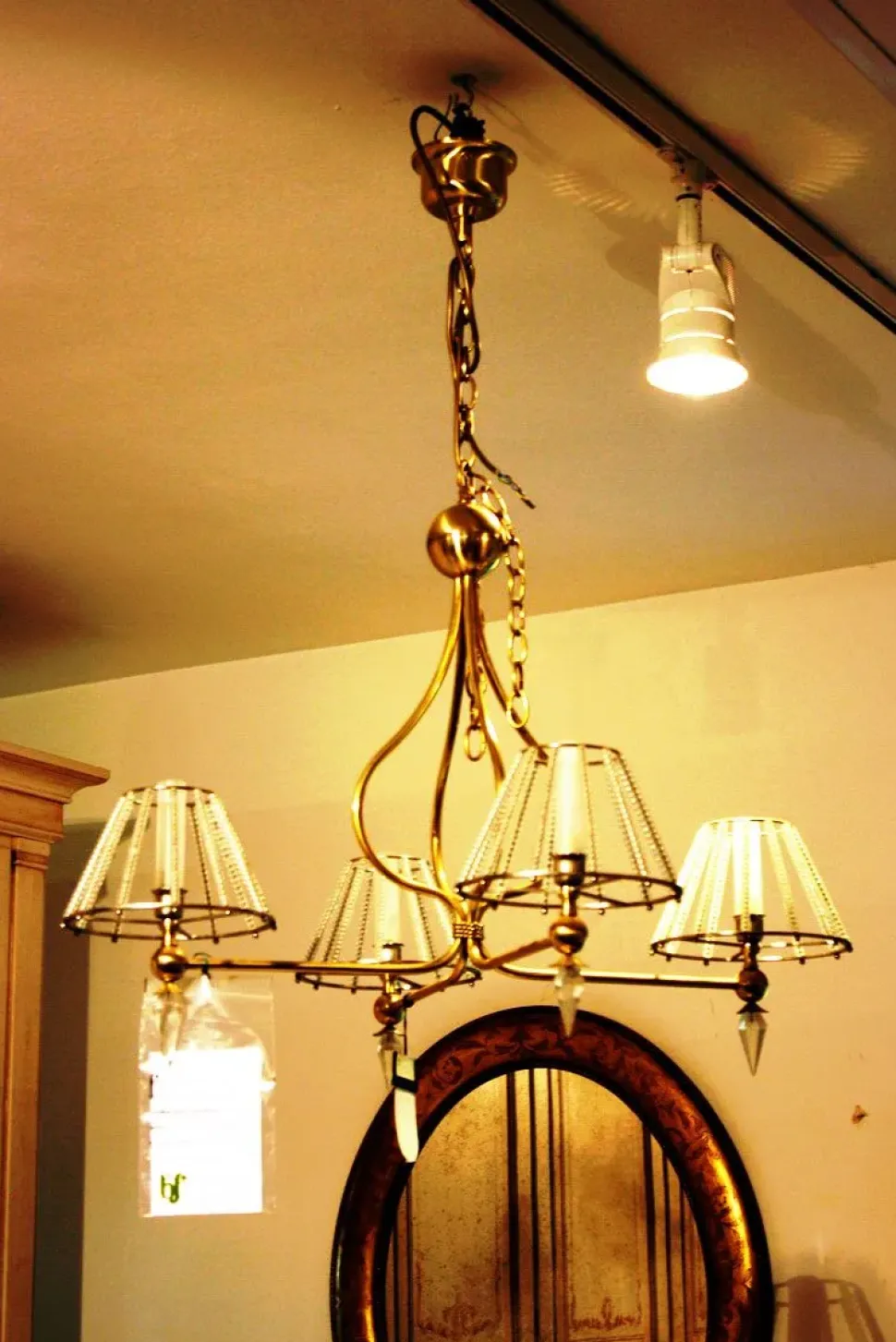 Lampada a sospensione in vetro Art 124440 Banci a prezzo Outlet