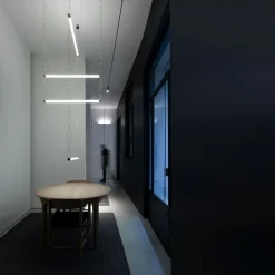 Lampada a sospensione in metallo Soft chaindelier Davide groppi a prezzo Outlet