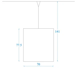 Lampada a sospensione in vetro Iria sp6 Artigianale a prezzo Outlet