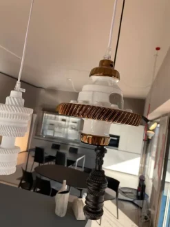 Lampada a sospensione in metallo Mek Karman a prezzo scontato