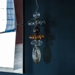 Lampada a sospensione in vetro Baban Cattelan italia a prezzo scontato