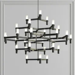 Lampada a sospensione Nemo Crown major  Nero con forte sconto