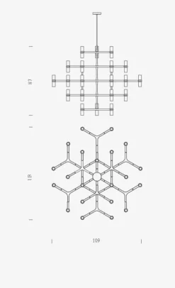 Lampada a sospensione Nemo Crown major  Nero con forte sconto