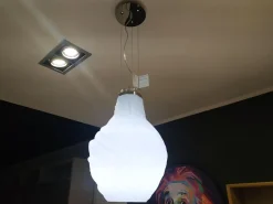 Lampada a sospensione Ondaluce Ritz Bianco con forte sconto