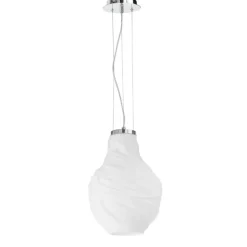 Lampada a sospensione Ondaluce Ritz Bianco con forte sconto