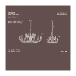 Lampada a sospensione Snoob sospensione Karman in Offerta Outlet