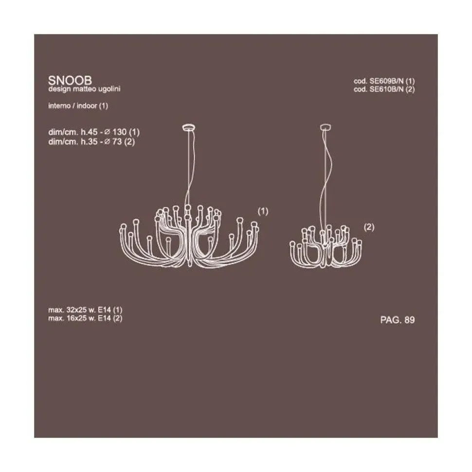 Lampada a sospensione Snoob sospensione Karman in Offerta Outlet