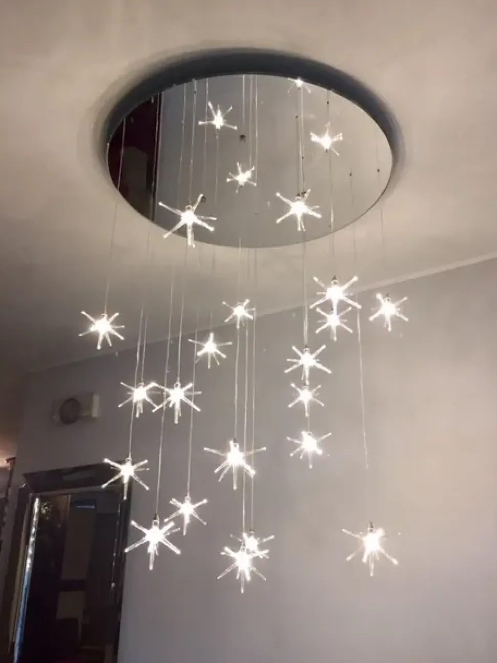 Lampada a sospensione stile Design Stelline lampadario sospensione Reflex con forte sconto