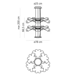 Lampada a sospensione stile Design Chlorophilia  Artemide in offerta