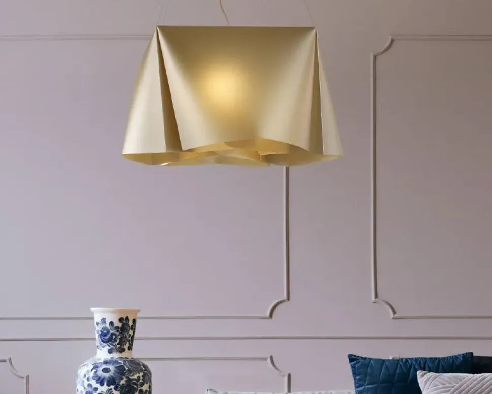 Lampada a sospensione stile Moderno Wanda new gold linea zero Collezione esclusiva in saldo