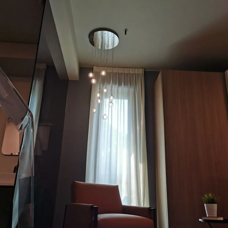 Lampada a sospensione Tonin casa Ming Trasparente con forte sconto