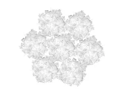 Lampada a sospensione Veli 7 suspension opal  Slamp a prezzo Outlet