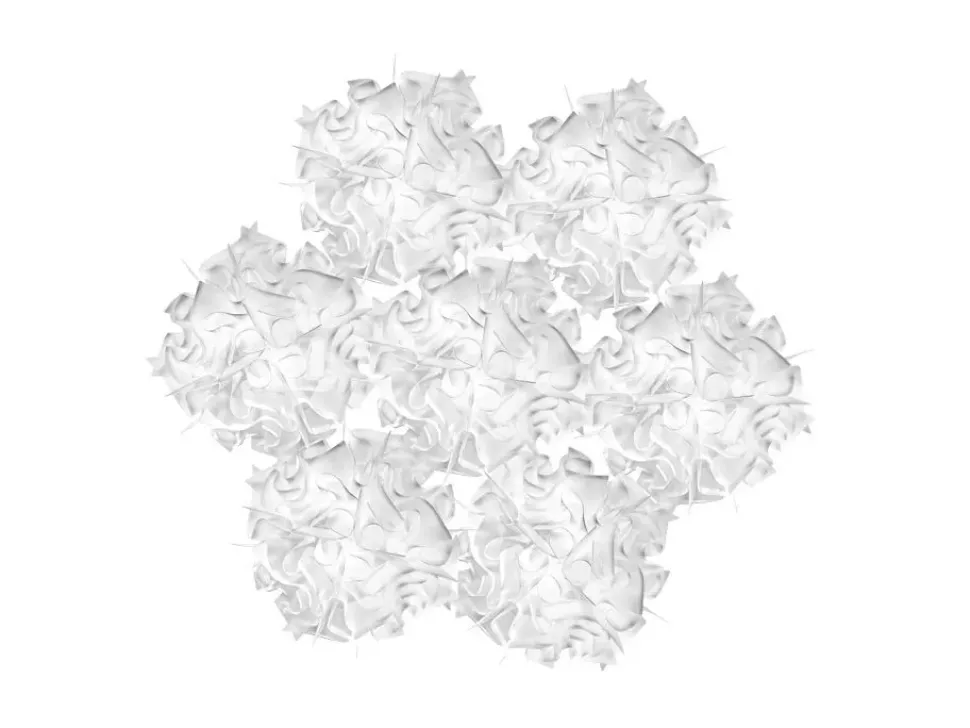 Lampada a sospensione Veli 7 suspension opal Slamp a prezzo Outlet