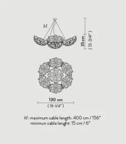 Lampada a sospensione Veli 7 suspension opal  Slamp a prezzo Outlet