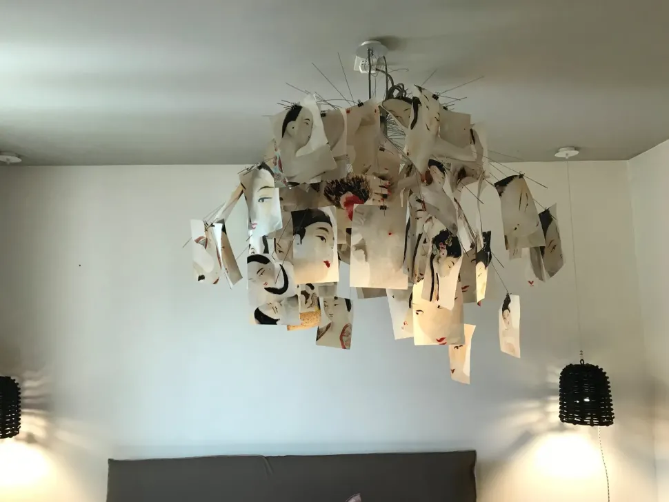 Lampada a sospensione Zettel'z limited edition Ingo maurer in Offerta Outlet