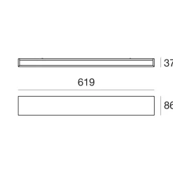 Lampada Box-w2 lampada da parete led Linea light in OFFERTA OUTLET