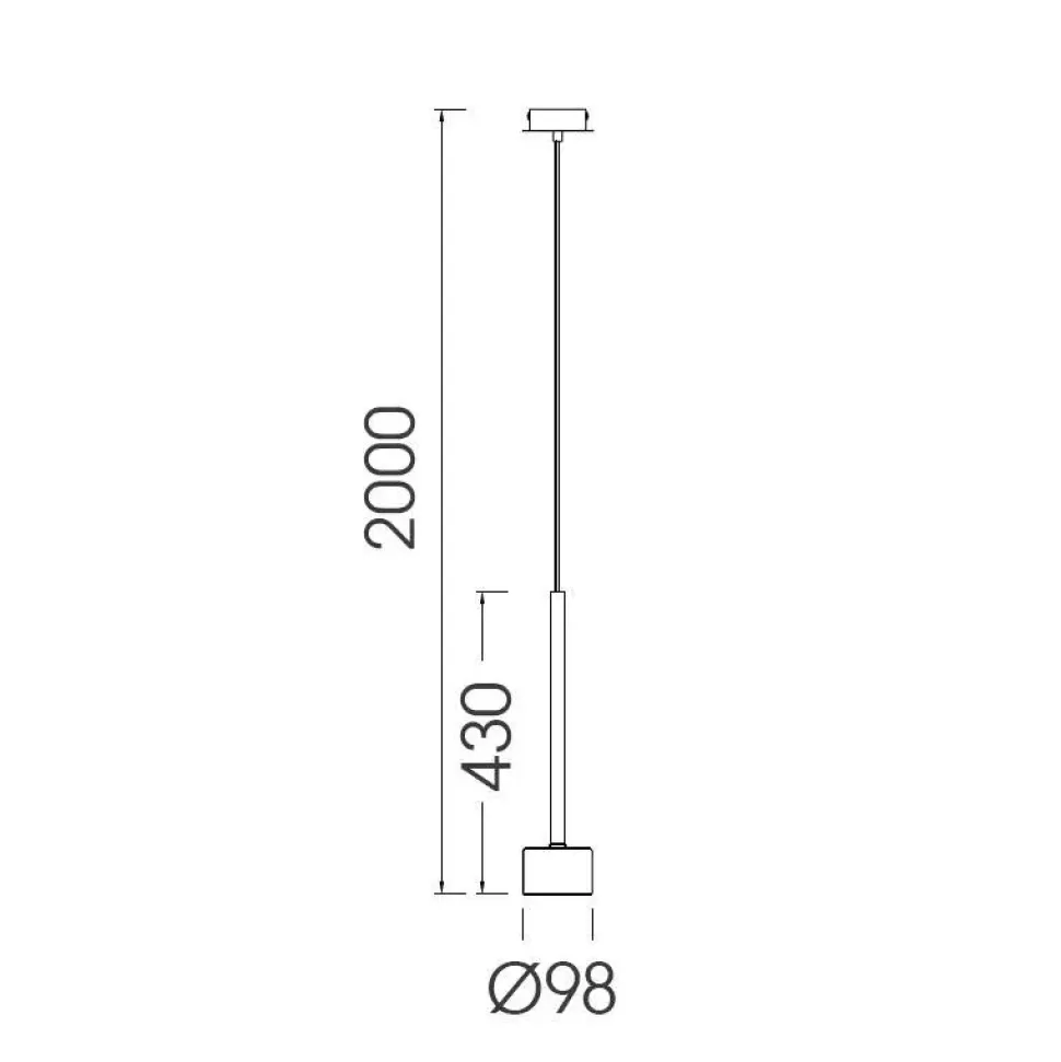 Lampada Collezione esclusiva 7875 tonic sospensione cromo specchiato a PREZZI OUTLET