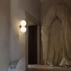 Lampada da parete Ic lights c/w2 double Flos a prezzo scontato