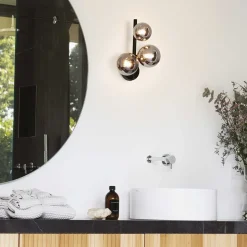 Lampada da parete Ideal lux Perlage ap3 Ambra in offerta