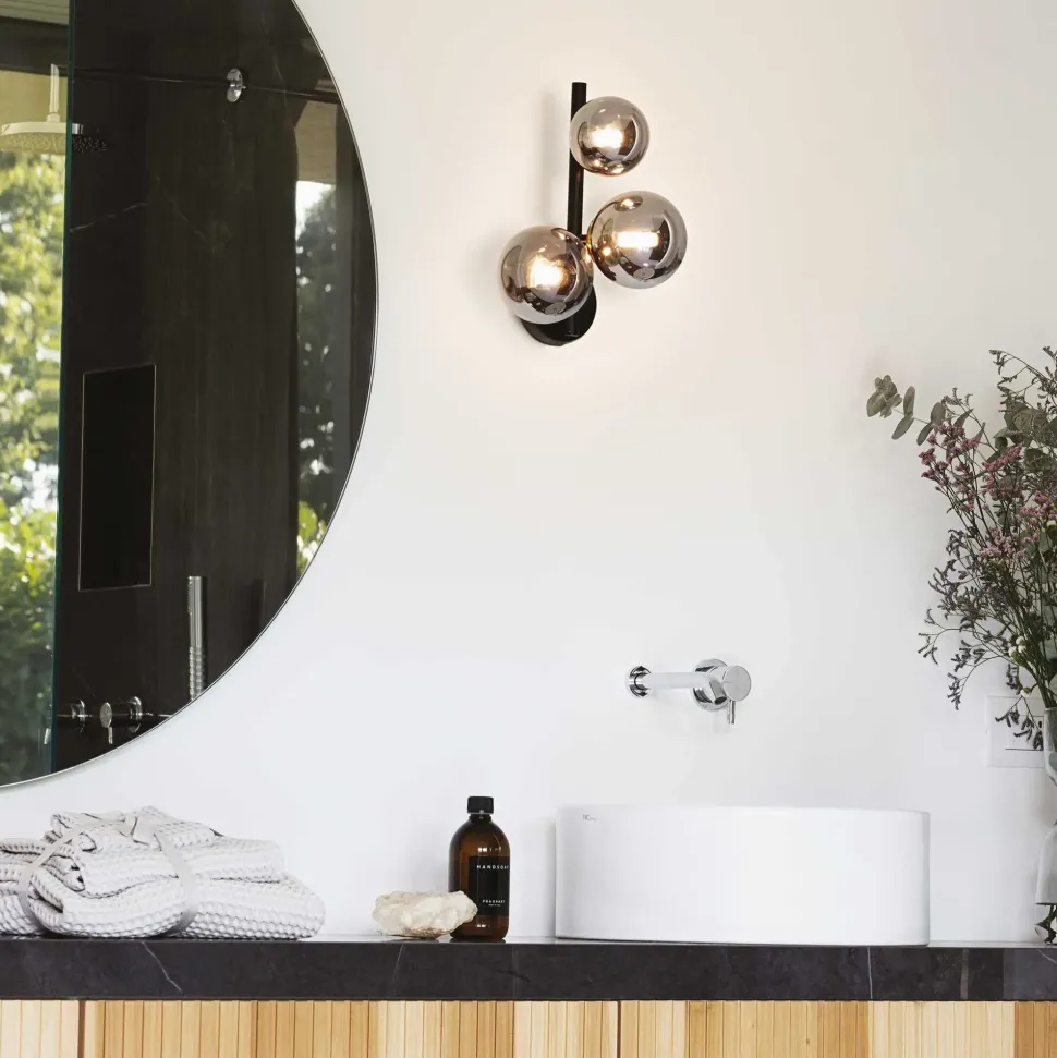 Lampada da parete Ideal lux Perlage ap3 Ambra in offerta