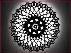 Lampada da parete stile Design Donna rosa Artigianale in offerta