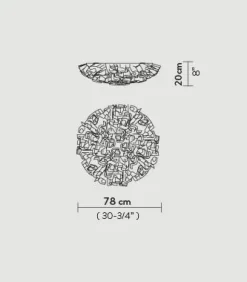 Lampada da parete Veli ceiling/wall large  Slamp con uno sconto esclusivo