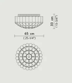Lampada da soffitto Odeon ceiling  Slamp a prezzo scontato