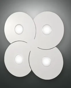 Lampada da soffitto stile Moderno Ginny plafoniera led Fabas luce a prezzi outlet