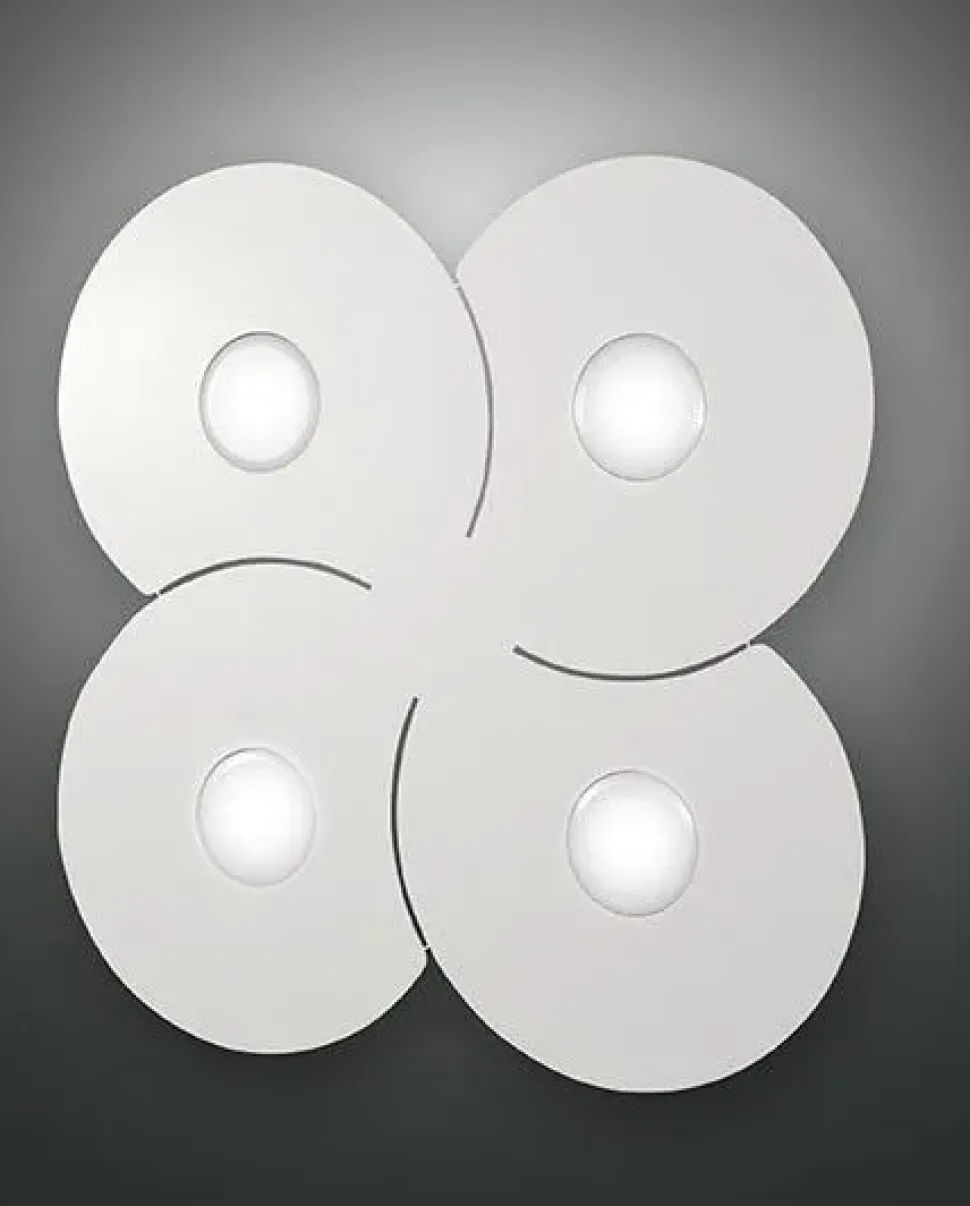 Lampada da soffitto stile Moderno Ginny plafoniera led Fabas luce a prezzi outlet