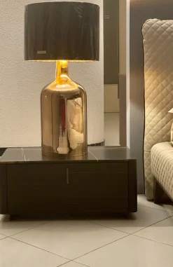 Lampada da tavolo Artigianale Alesia Ambra a prezzi outlet