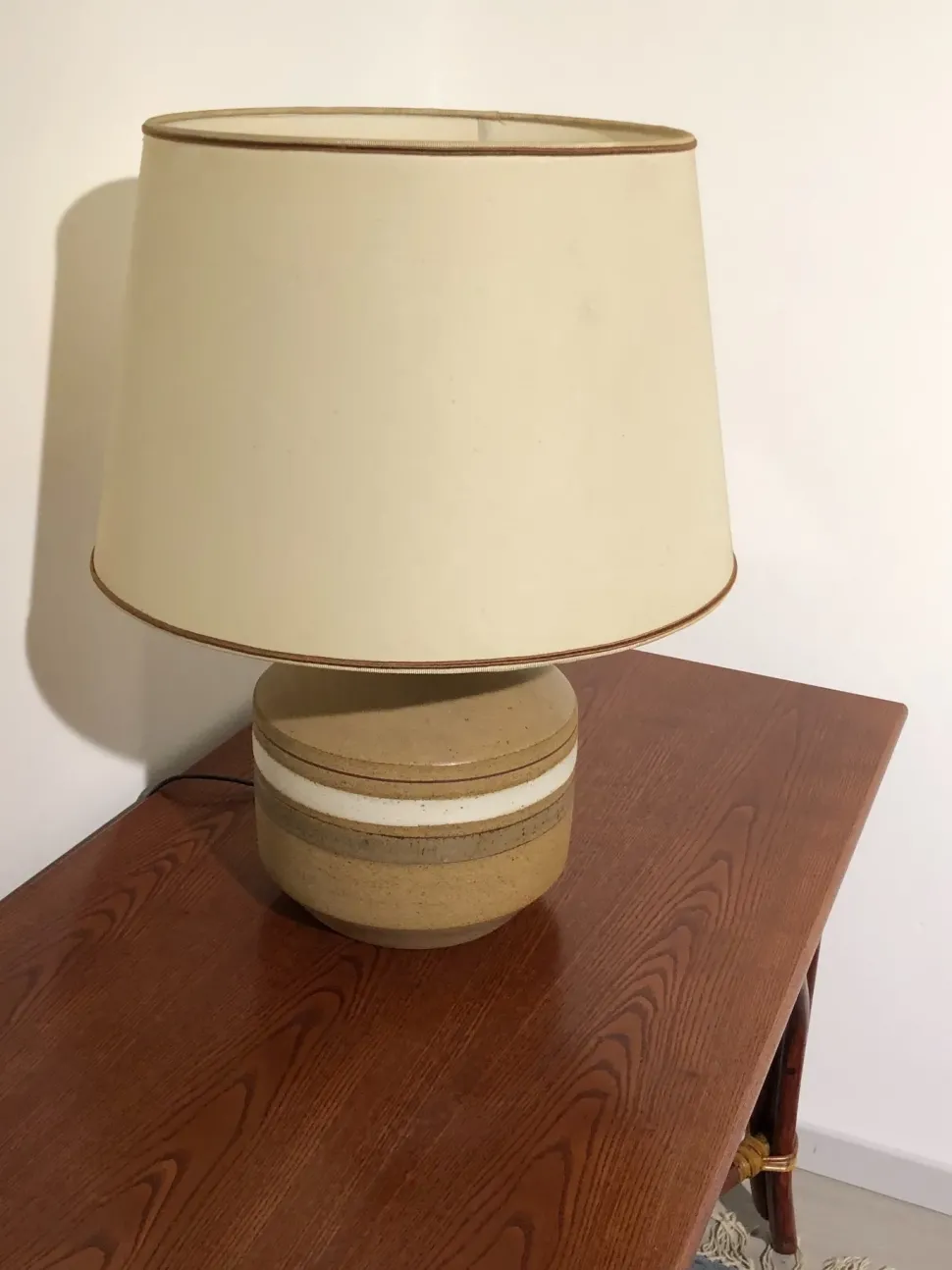 Lampada da tavolo I tre Greta Ambra a prezzi outlet