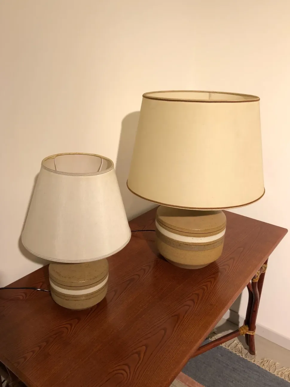 Lampada da tavolo I tre Greta Ambra a prezzi outlet