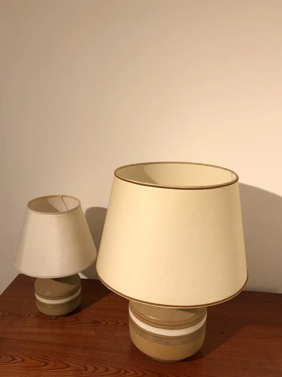 Lampada da tavolo I tre Greta Ambra a prezzi outlet